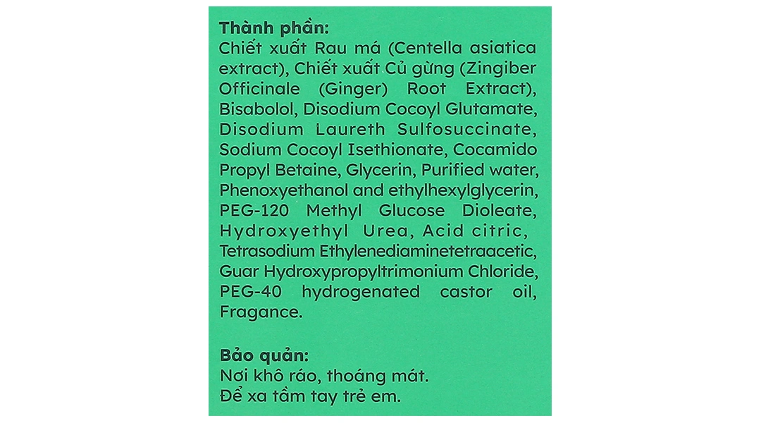 Gel tắm gội thảo dược Yoosun Rau má làm sạch, dưỡng ẩm và dịu da cho bé chai 200ml - 4